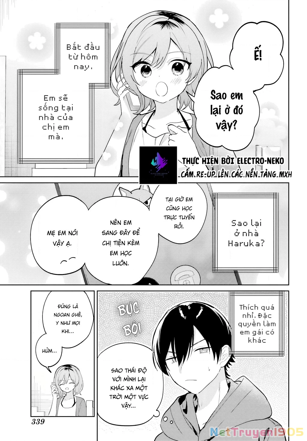 Tôi Sống Chung Với Cô Gái Đẹp Nhất Trường Trong Thời Buổi Học Online Chapter 15 - Trang 2