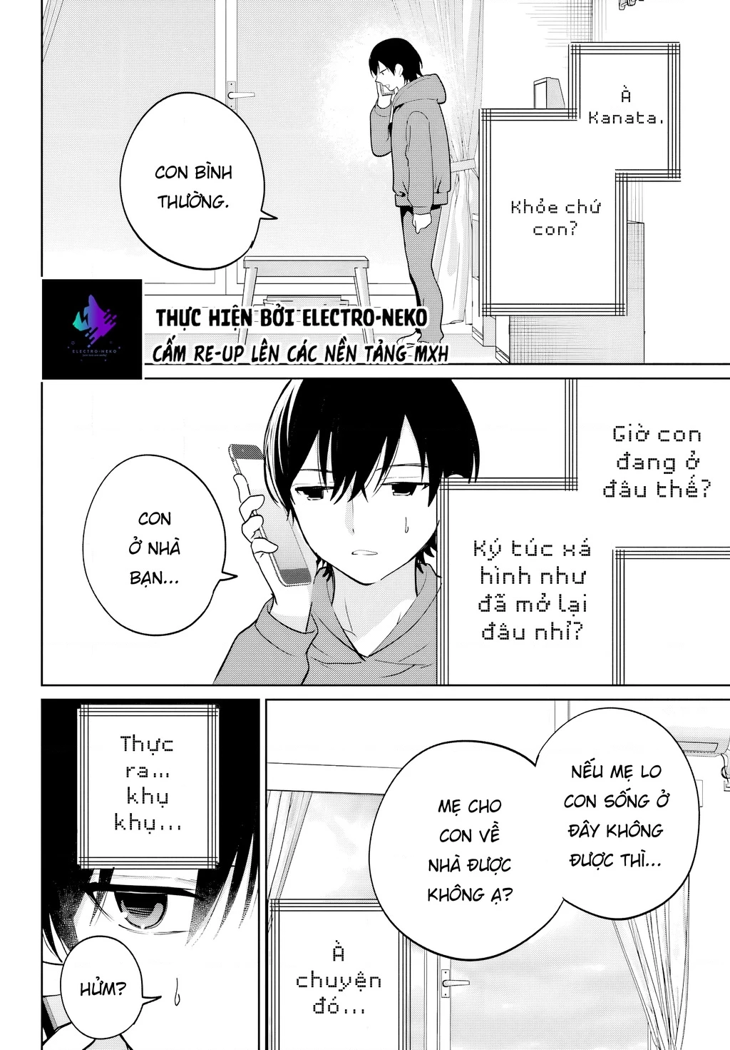 Tôi Sống Chung Với Cô Gái Đẹp Nhất Trường Trong Thời Buổi Học Online Chapter 15 - Trang 2