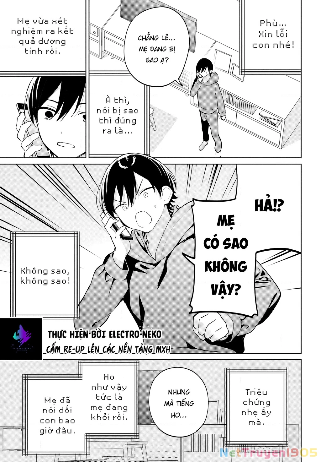 Tôi Sống Chung Với Cô Gái Đẹp Nhất Trường Trong Thời Buổi Học Online Chapter 15 - Trang 2