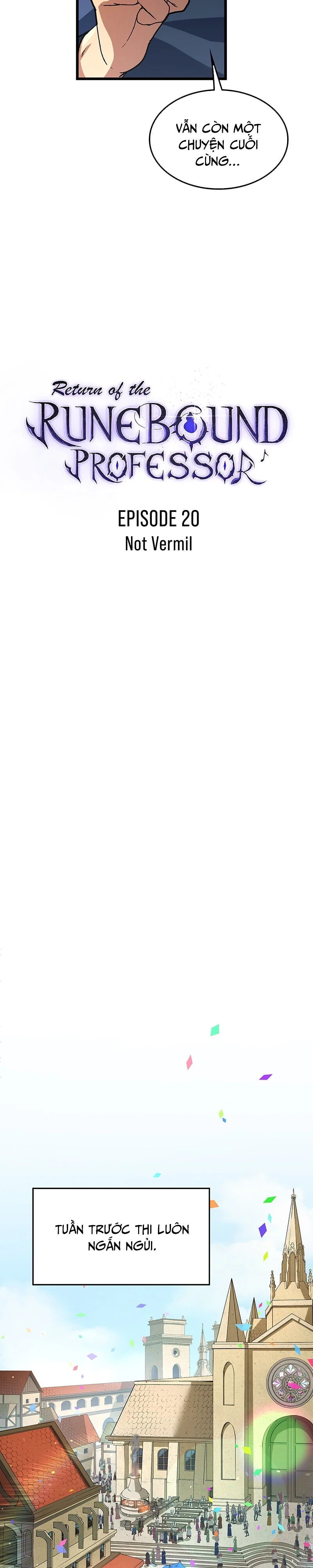 Sự Trở Lại Của Giáo Sư Runebound Chapter 20 - Trang 2