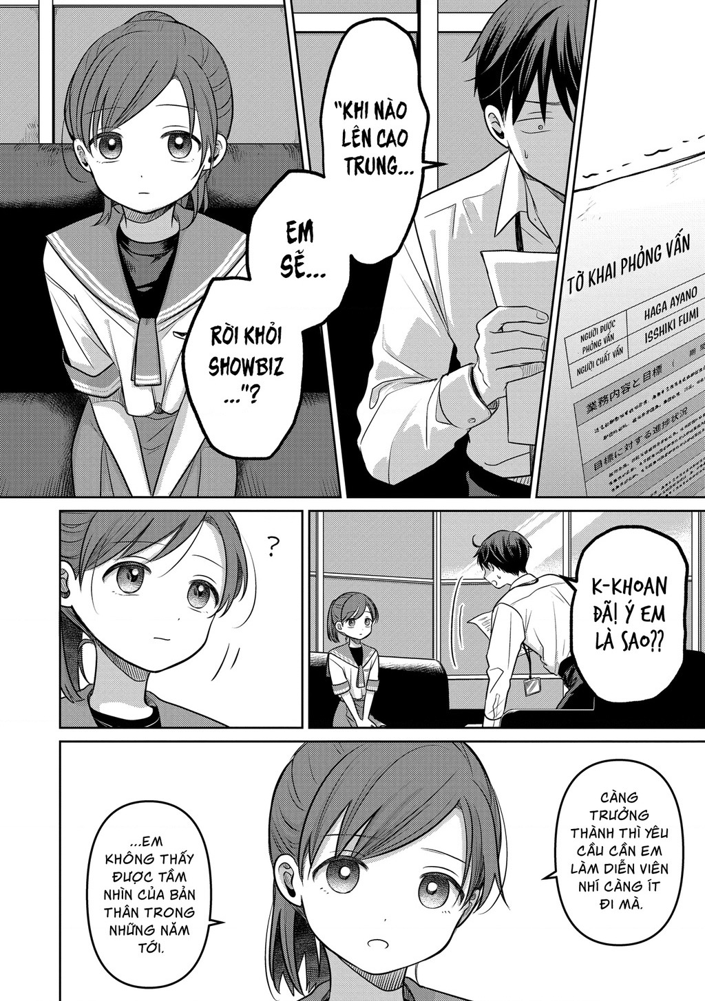 Lá Thư Tình Và Nữ Diễn Viên 13 Tuổi Chapter 18 - Trang 2