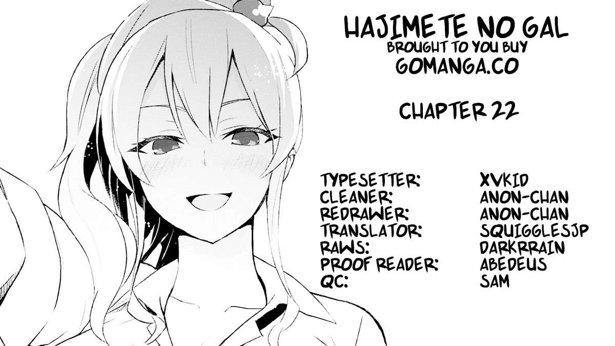 Hajimete No Gal Chapter 22 - Trang 2