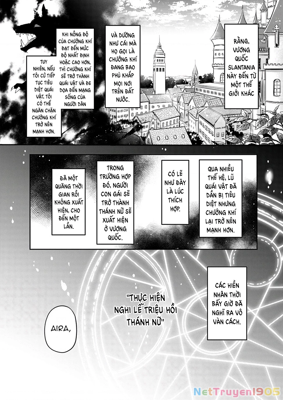 Ma Pháp Toàn Năng Của Thánh Nữ – Thánh Nữ Aira Chapter 1 - Trang 2