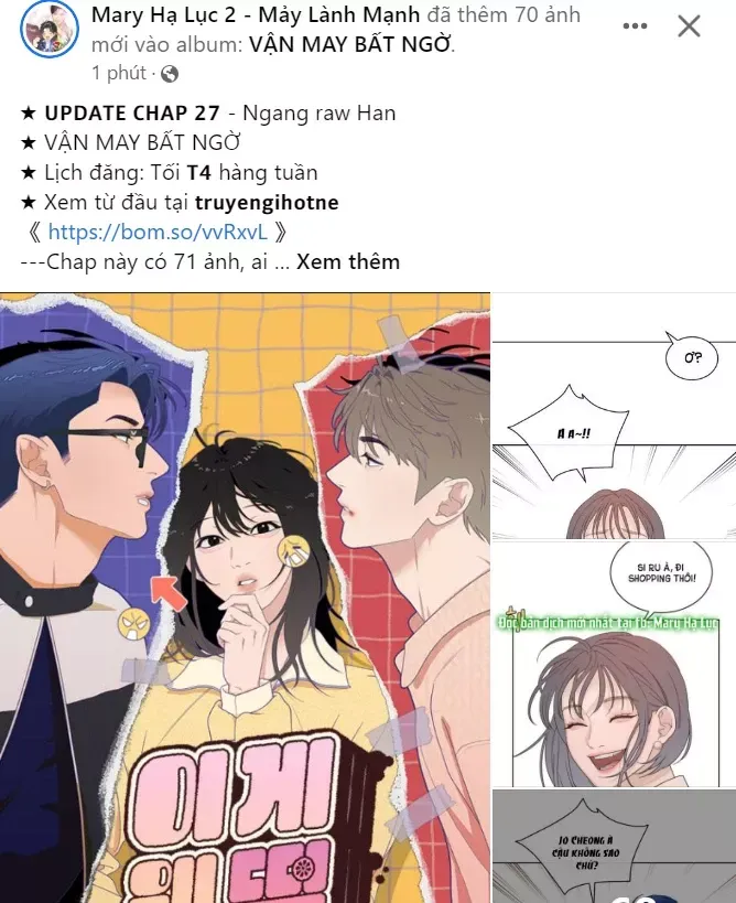 Vận May Không Ngờ Chapter 27.2 - Trang 2