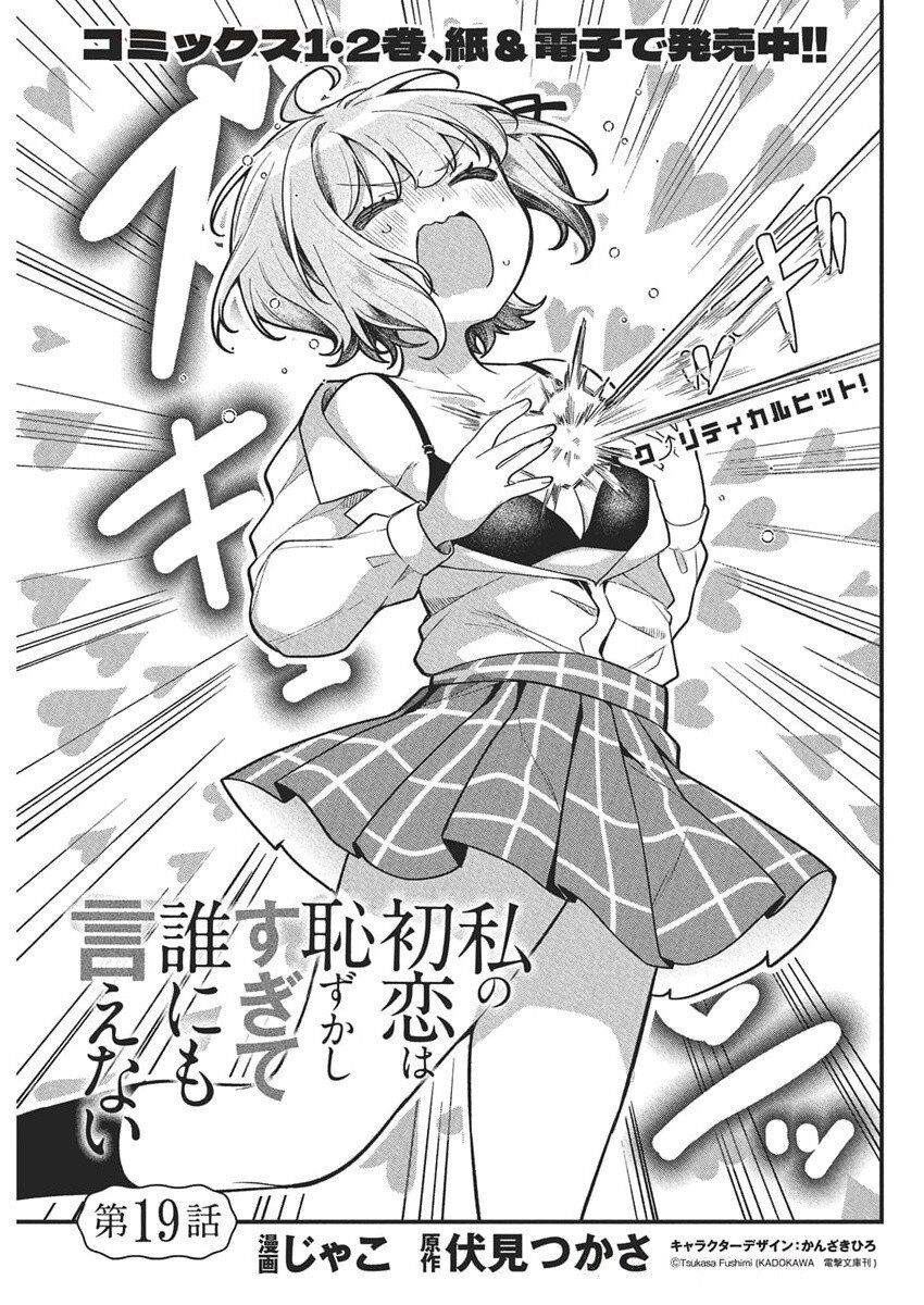 Watashi No Hatsukoi Wa Hazukashisugite Darenimo Ienai Chapter 19 - Trang 2