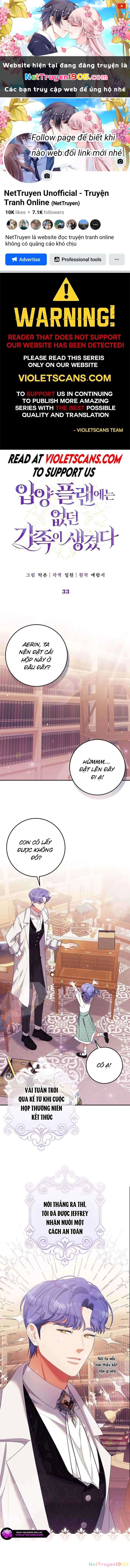 Tôi Đã Có Một Gia Đình Mới Mà Trước Đó Không Nằm Trong Kế Hoạch Nhận Nuôi. Chapter 33 - Trang 2