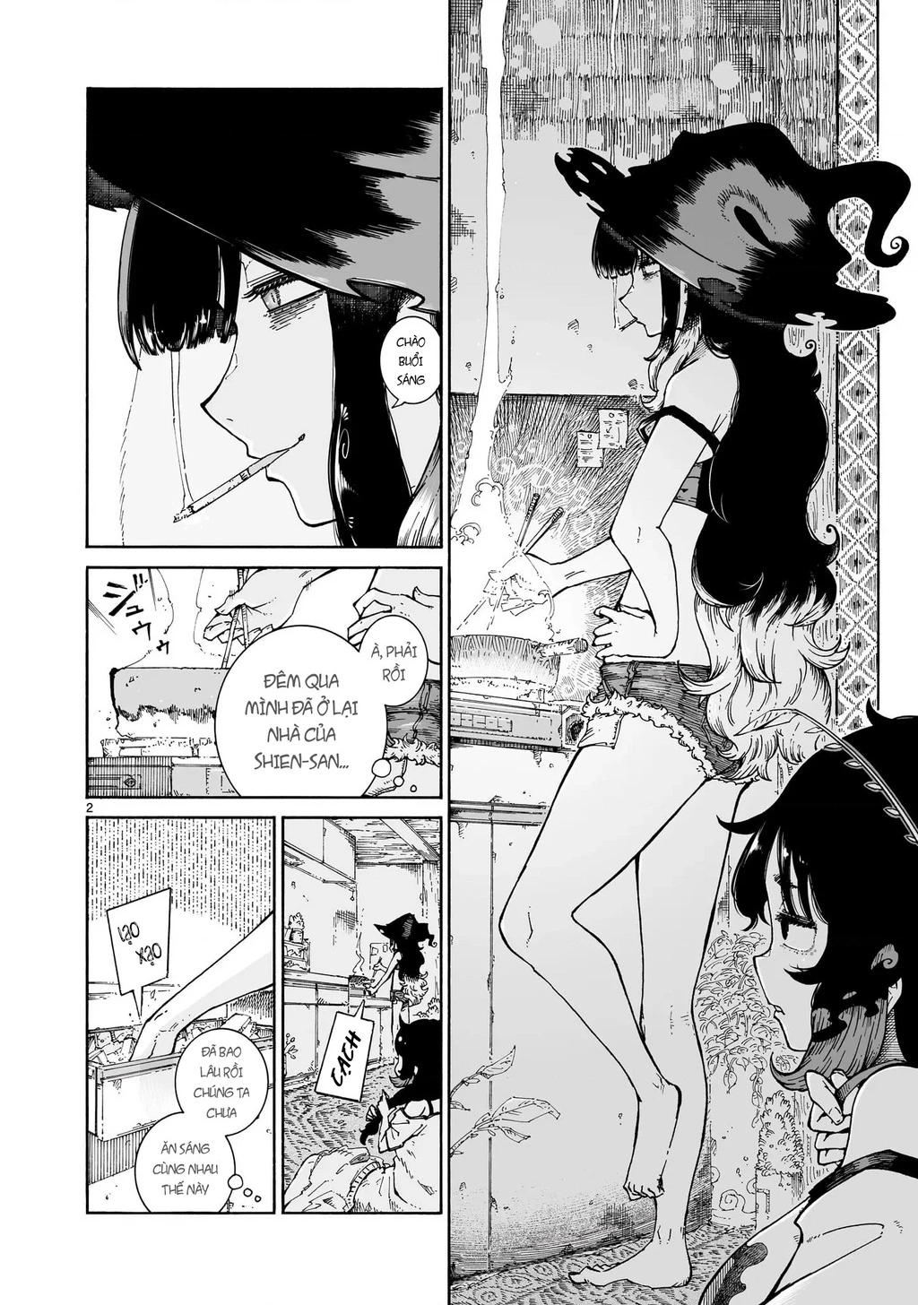 Majo To Kyurasu – Phù Thủy Phê Pha Chapter 4.2 - Trang 2