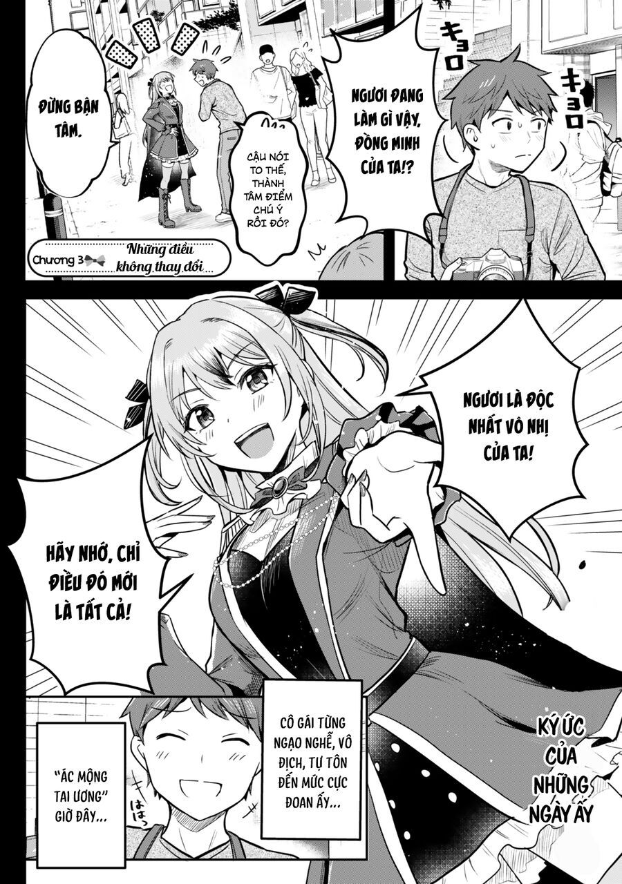 Chỉ Mình Tôi Biết Rằng Cô Lớp Trưởng Thanh Lịch Của Lớp Tôi Từng Là Một Idol Chuunibyou Chapter 3 - Trang 2
