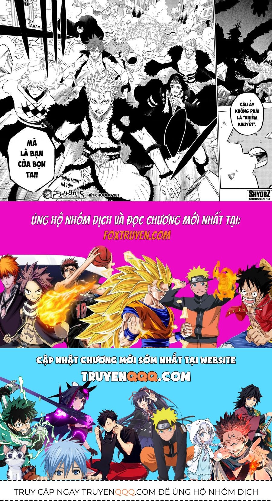 Black Clover – Pháp Sư Không Phép Thuật Chapter 381 - Trang 2