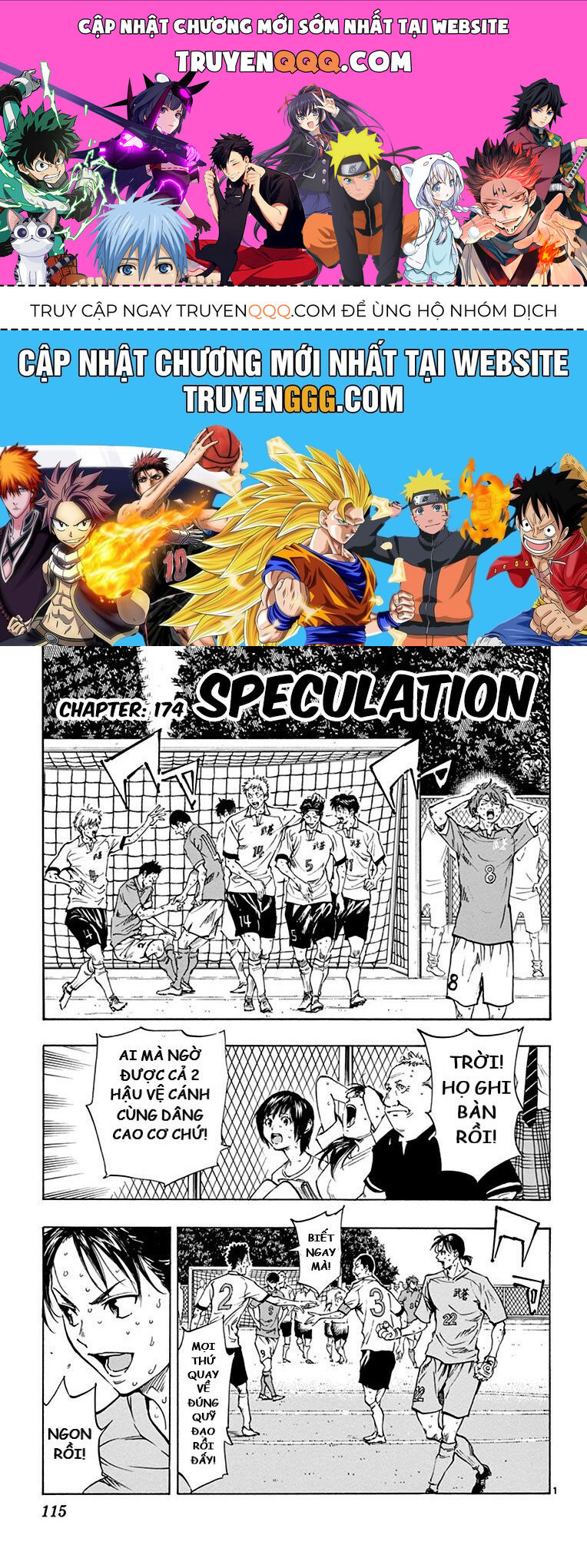 Be Blues! – Ao Ni Nare Chapter 174 - Trang 2