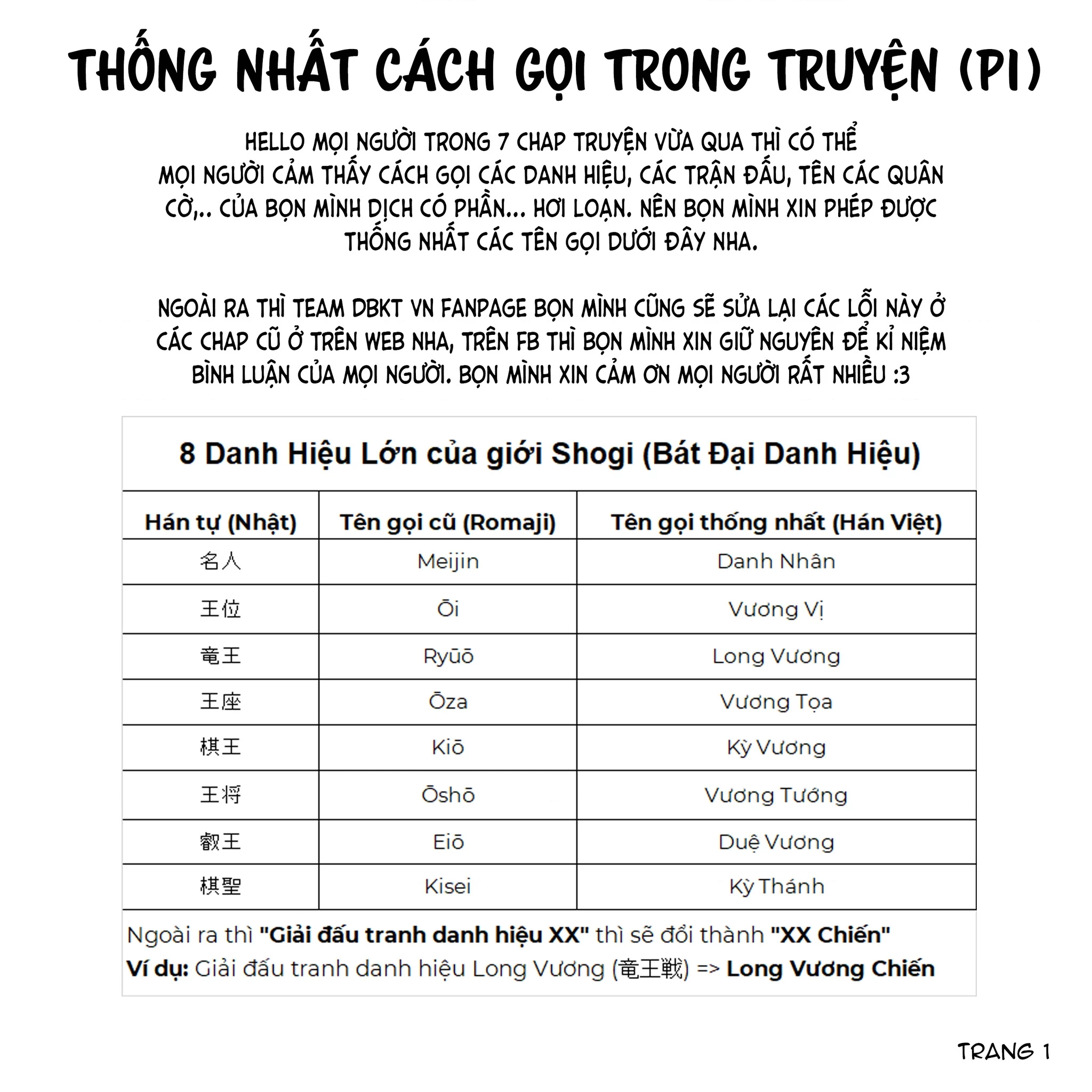Dưới Bóng Kỳ Vương Chapter 9 - Trang 2