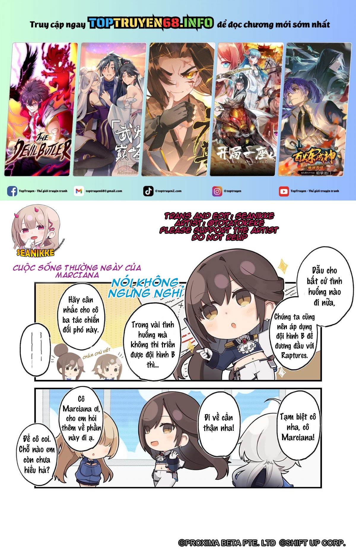 Goddess Of Victory: Nikke Official Four-Panel Comics Chapter 24 - Trang 2