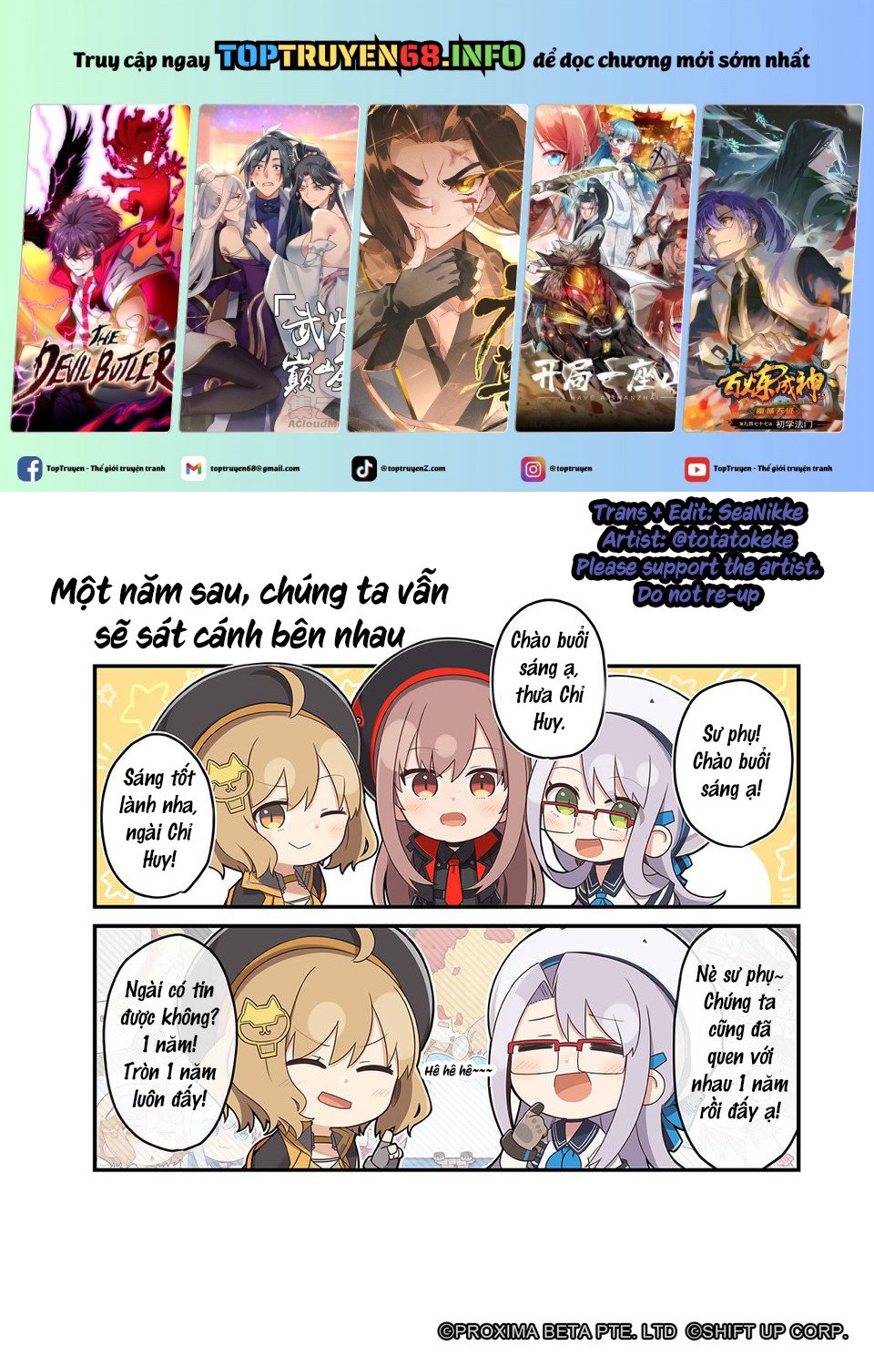 Goddess Of Victory: Nikke Official Four-Panel Comics Chapter 27 - Trang 2