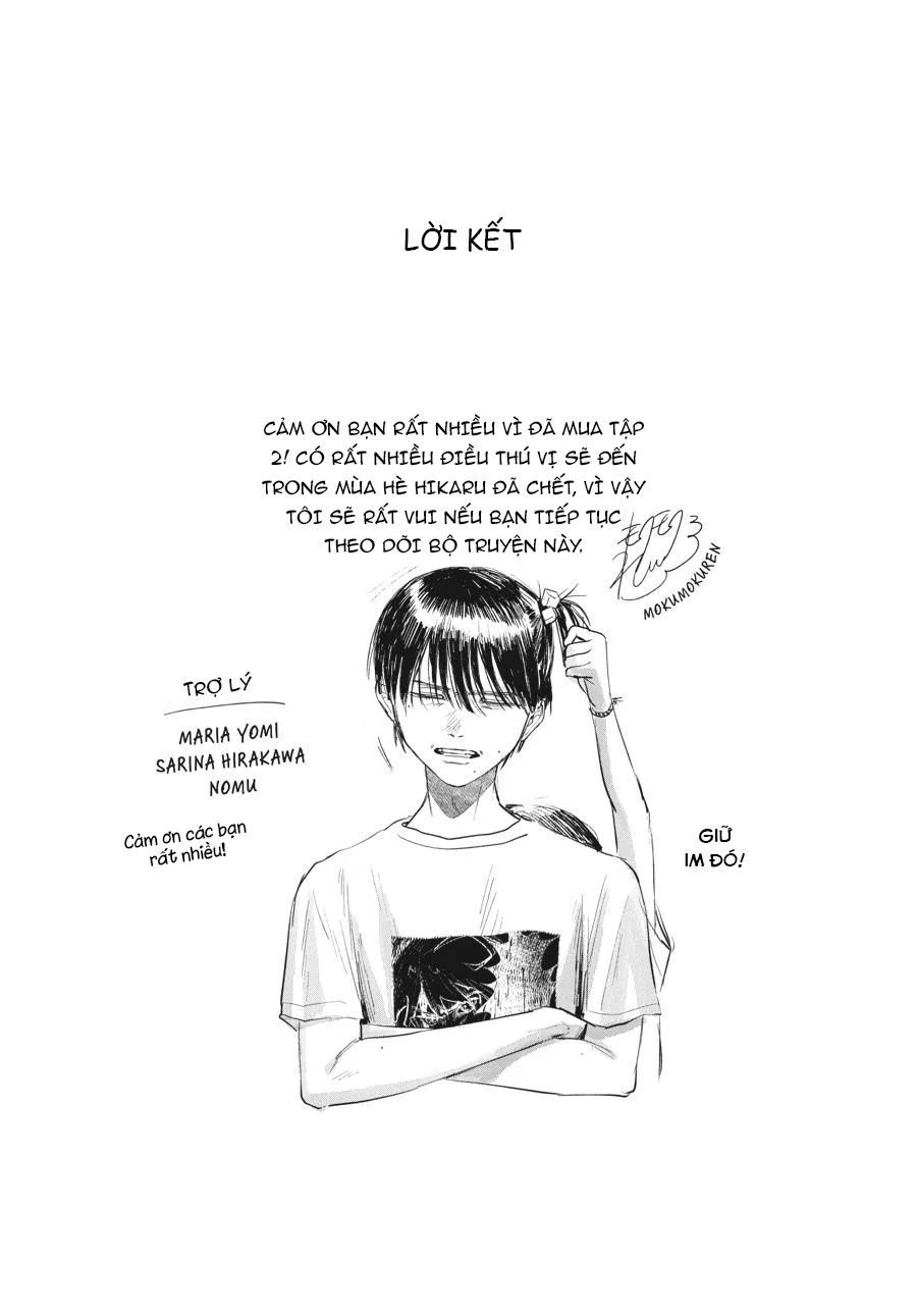Mùa Hè Hikaru Ra Đi Chapter 11.5 - Trang 2