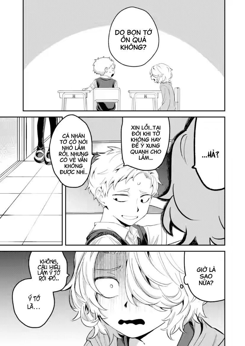 Cô Bạn Wakao-San Bàn Bên Có Vẻ Nhìn Thấy Gương Mặt Của Tôi Nhưng Tôi Thì Không Chapter 12 - Trang 2