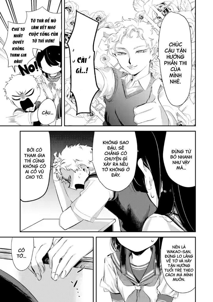 Cô Bạn Wakao-San Bàn Bên Có Vẻ Nhìn Thấy Gương Mặt Của Tôi Nhưng Tôi Thì Không Chapter 13 - Trang 2