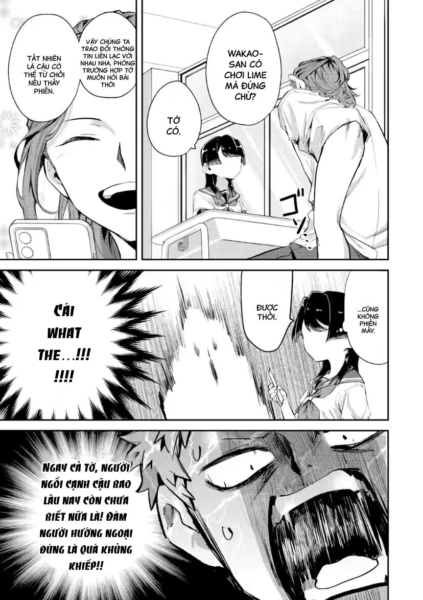 Cô Bạn Wakao-San Bàn Bên Có Vẻ Nhìn Thấy Gương Mặt Của Tôi Nhưng Tôi Thì Không Chapter 17 - Trang 2