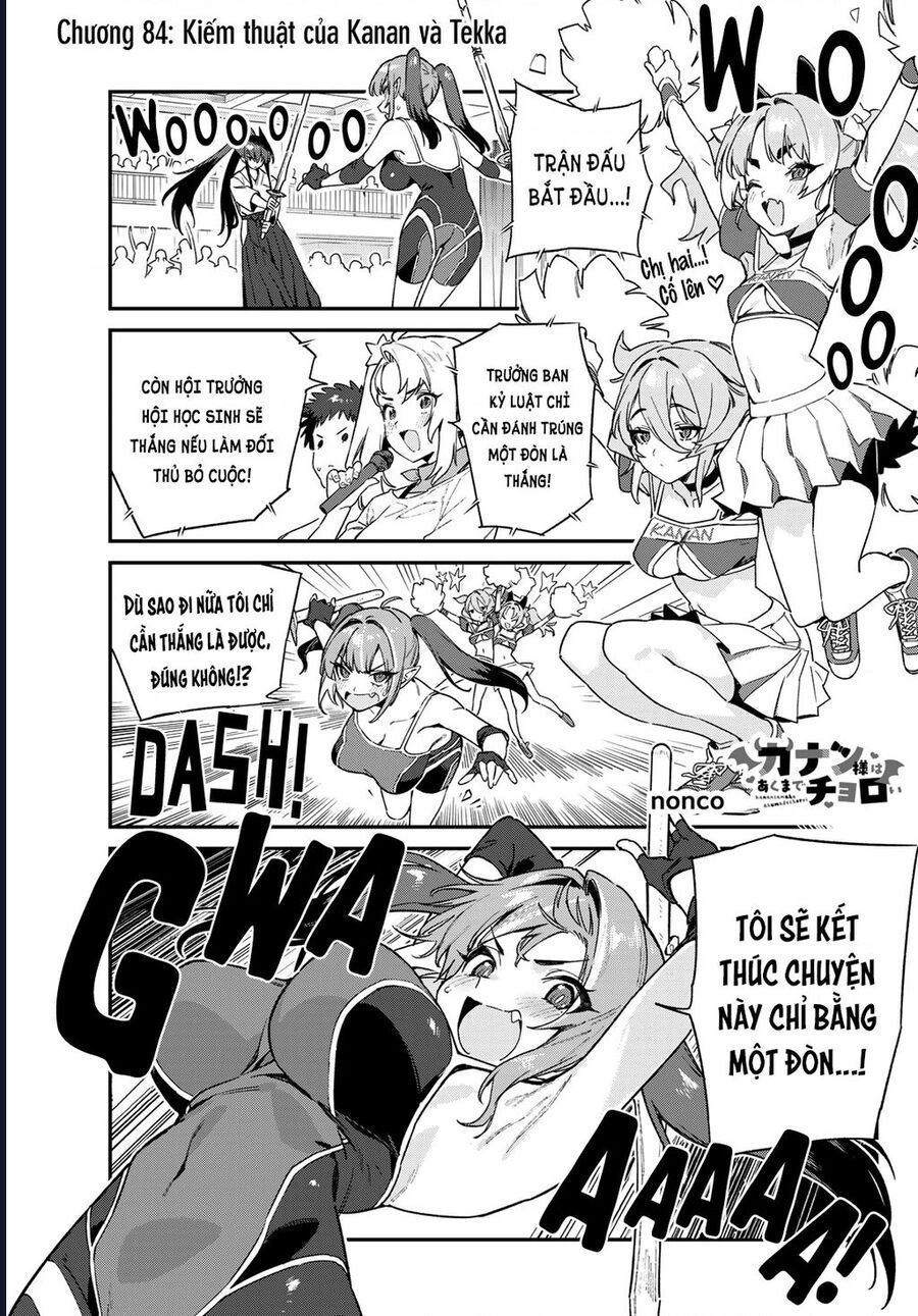 Kanan-Sama Wa Akumade Choroi Chapter 84 - Trang 2