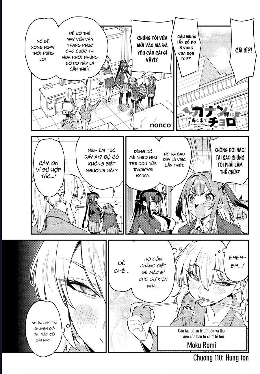 Kanan-Sama Wa Akumade Choroi Chapter 110 - Trang 2