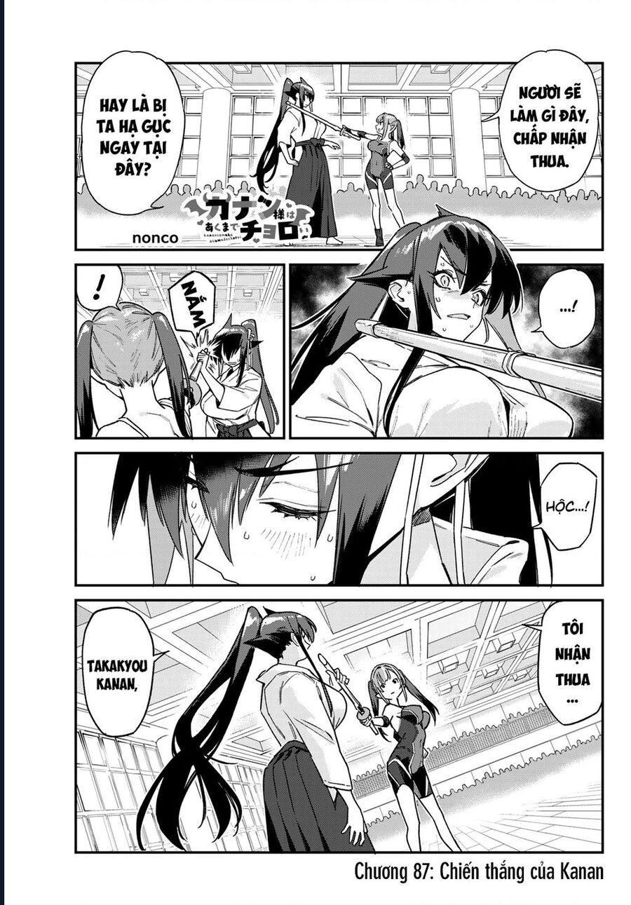 Kanan-Sama Wa Akumade Choroi Chapter 87 - Trang 2