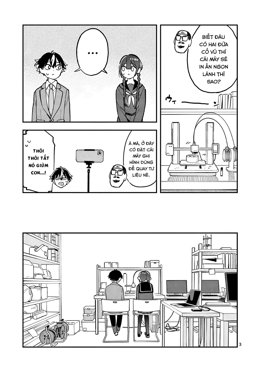 Houkago, Bokura Wa Uchuu Ni Mado Chapter 12 - Trang 2