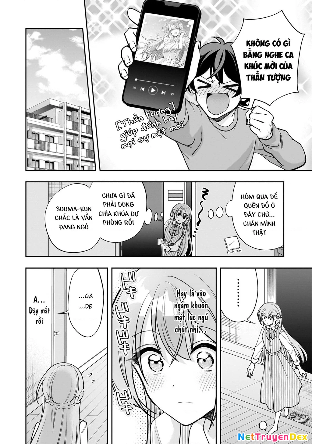 Net No “Oshi” To Real No “Oshi” Ga Tonari Ni Hikkoshite Kita Chapter 16 - Trang 2