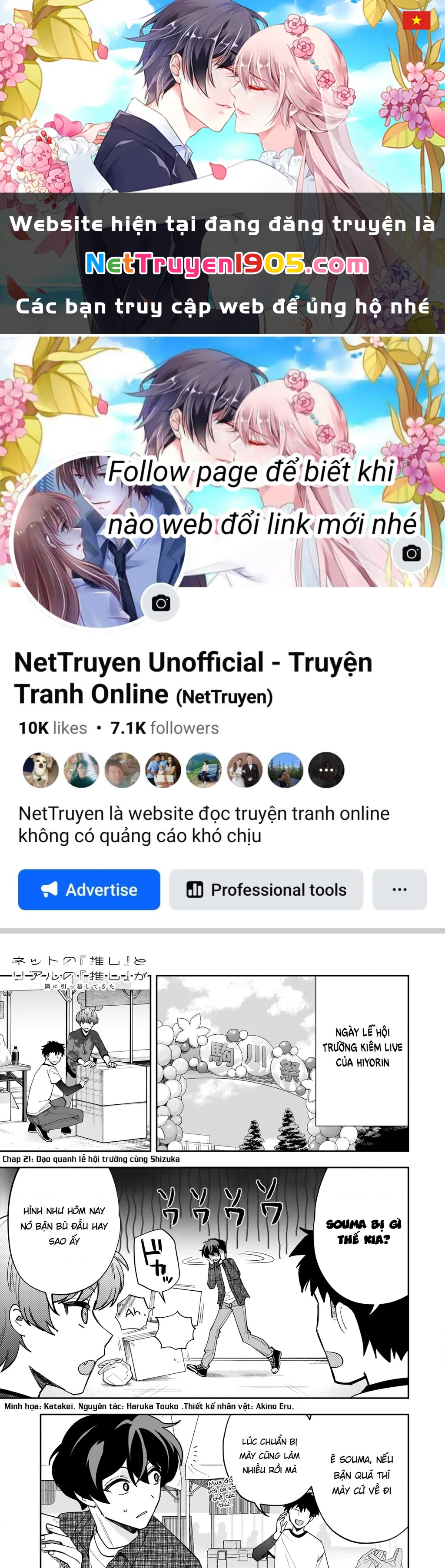 Net No “Oshi” To Real No “Oshi” Ga Tonari Ni Hikkoshite Kita Chapter 21 - Trang 2