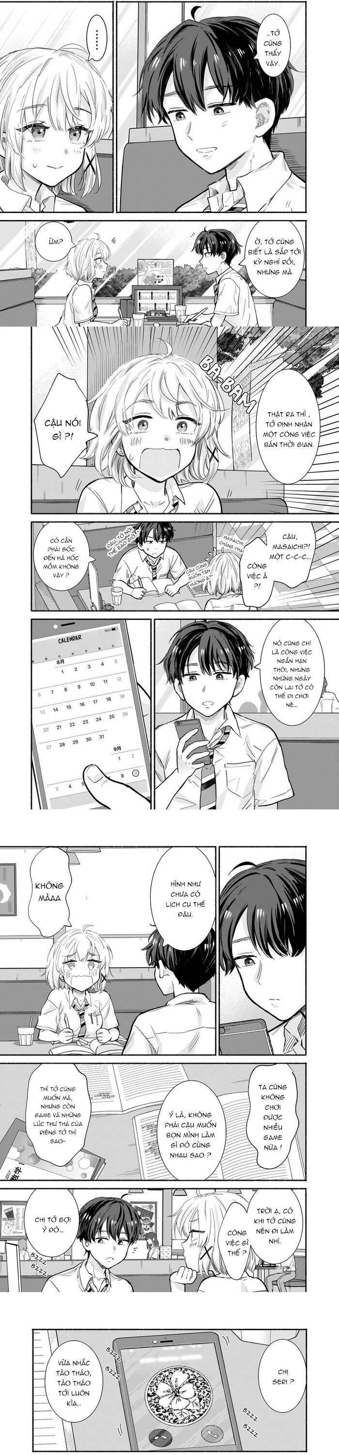 Nee, Mou Isso Tsukiacchau? Osananajimi No Bishoujo Ni Tanomarete, Camo Kareshi Hajimemashita Chapter 23 - Trang 2