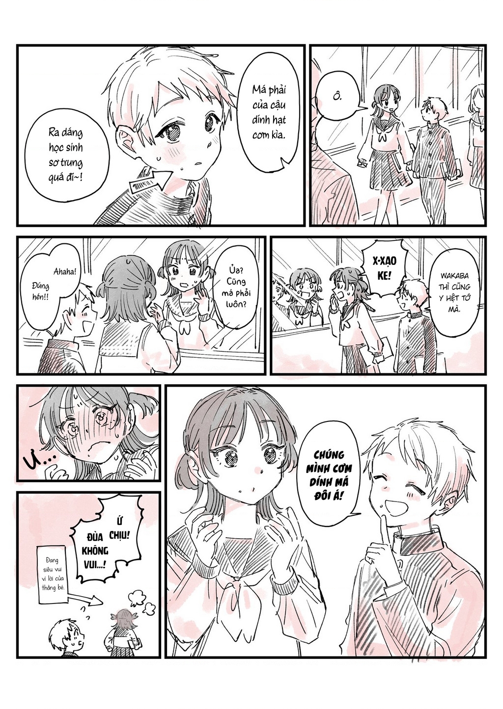 Tình Yêu Màu Lam Nhà Wakaba Chapter 17.1 - Trang 2