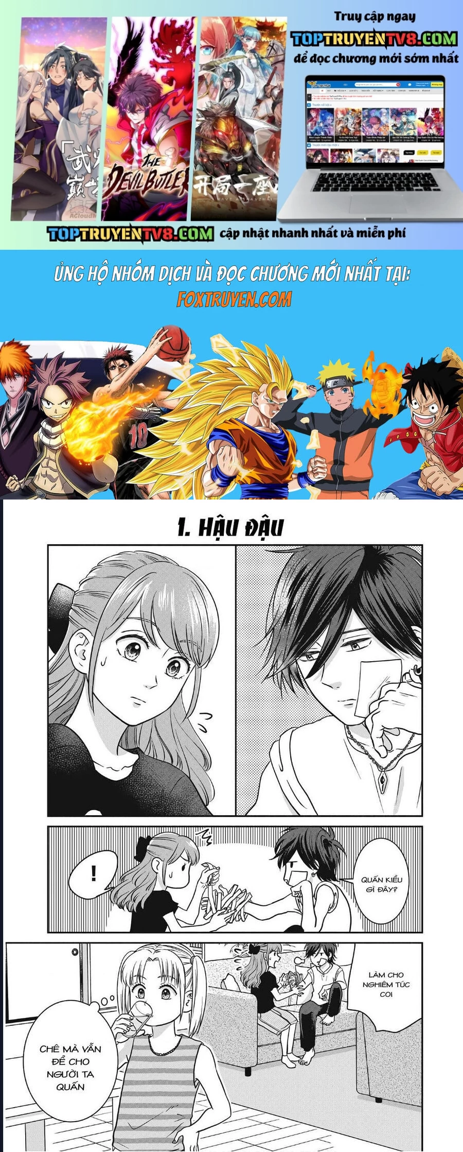 Mochizuki-Sanchi No Yankee Chapter 12.5 - Trang 2