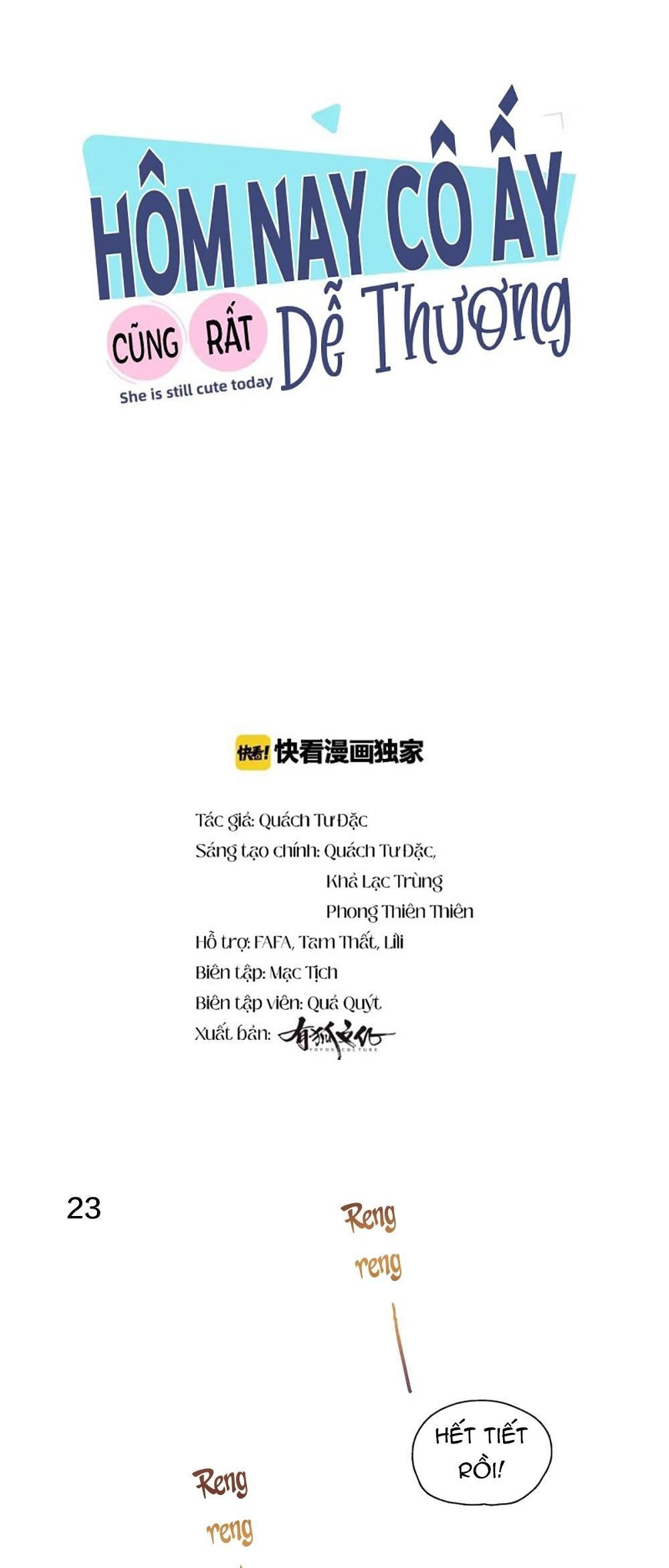 Hôm Nay Cô Ấy Cũng Rất Dễ Thương Chapter 8 - Trang 2