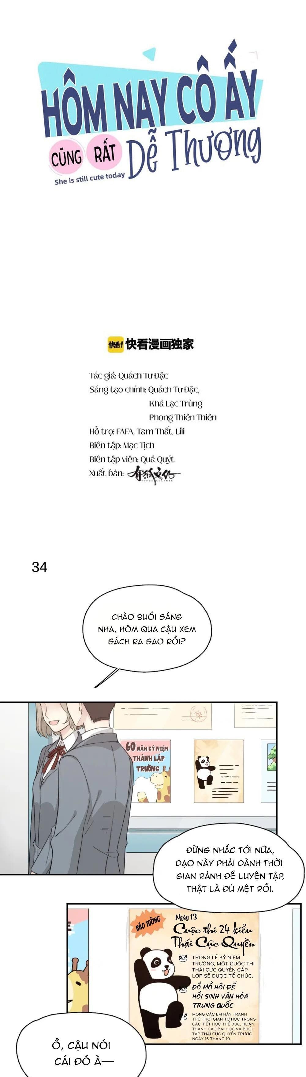 Hôm Nay Cô Ấy Cũng Rất Dễ Thương Chapter 11 - Trang 2