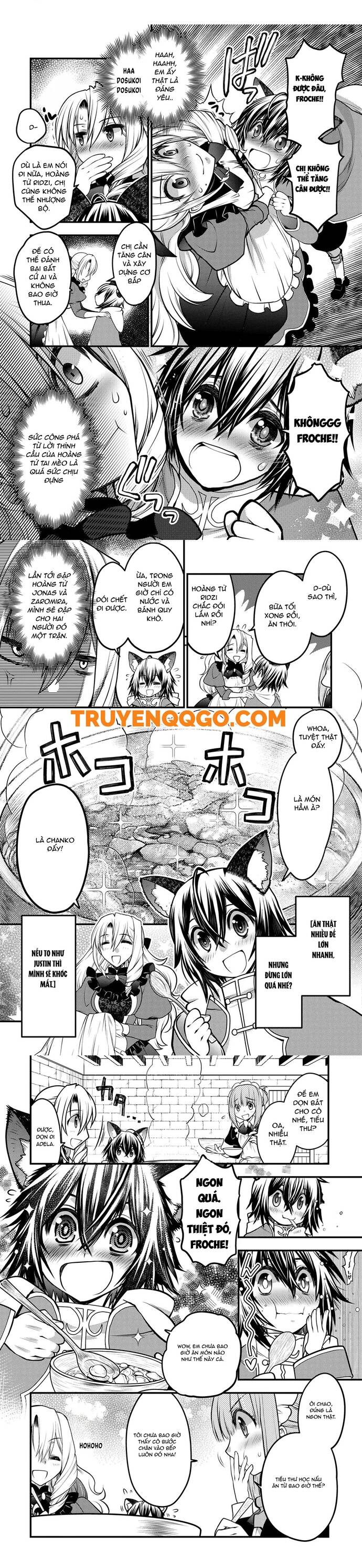 Oozumou Reijou ~Seijo Ni Hirateuchi Wo Kuratta Shunkan Sumou Budatta Zense Wo Omoidashita Akuyaku Reijou No Watashi Wa Sute Neko Ouji Ni Chanko Wo Furumaitai Haadosukoidosukoi~ Chapter 5 - Trang 2