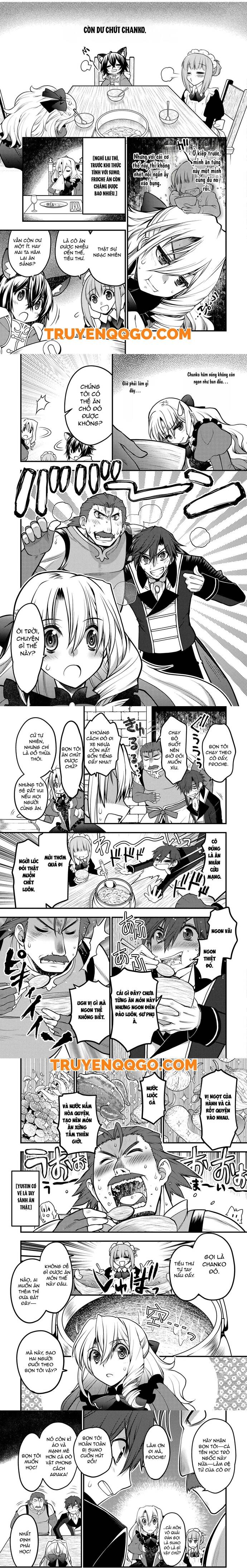 Oozumou Reijou ~Seijo Ni Hirateuchi Wo Kuratta Shunkan Sumou Budatta Zense Wo Omoidashita Akuyaku Reijou No Watashi Wa Sute Neko Ouji Ni Chanko Wo Furumaitai Haadosukoidosukoi~ Chapter 5 - Trang 2