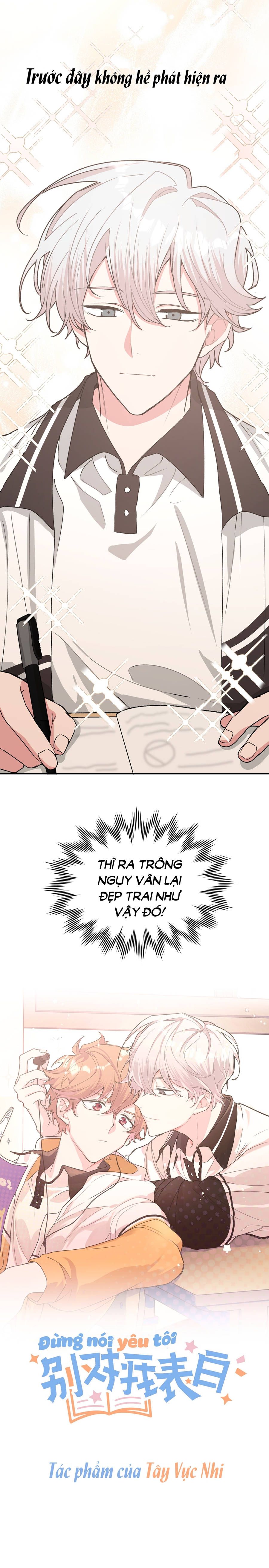 Đừng Nói Yêu Tôi Chapter 0 - Trang 2