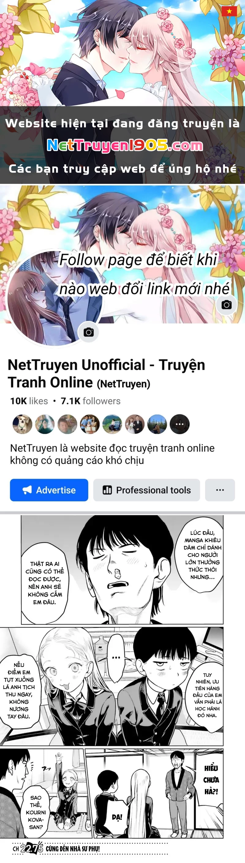 Bé Sơ Trung Sasha Và Thằng Bạn Otaku Cùng Lớp Chapter 22.75 - Trang 2