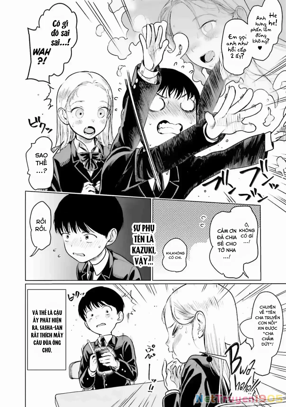 Bé Sơ Trung Sasha Và Thằng Bạn Otaku Cùng Lớp Chapter 24 - Trang 2