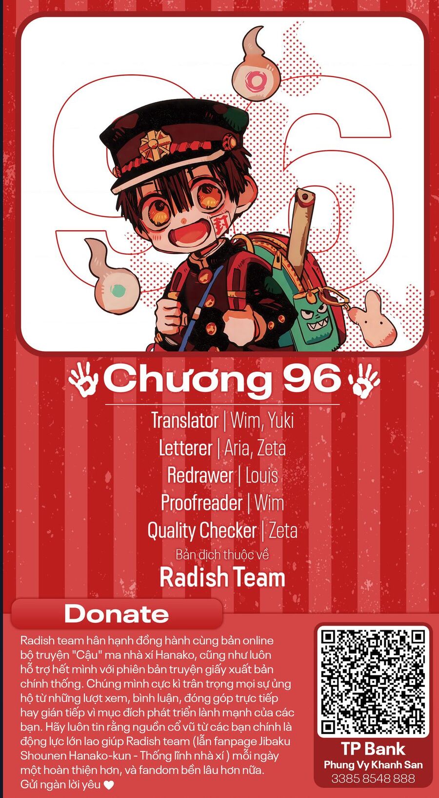 Hanako-Kun Nhà Xí Chapter 96 - Trang 2