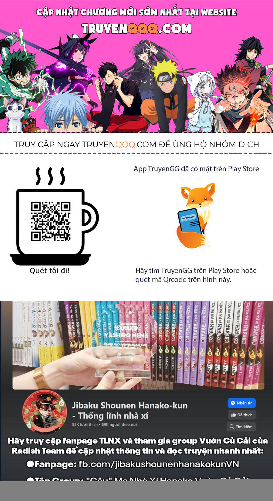 Hanako-Kun Nhà Xí Chapter 97 - Trang 2