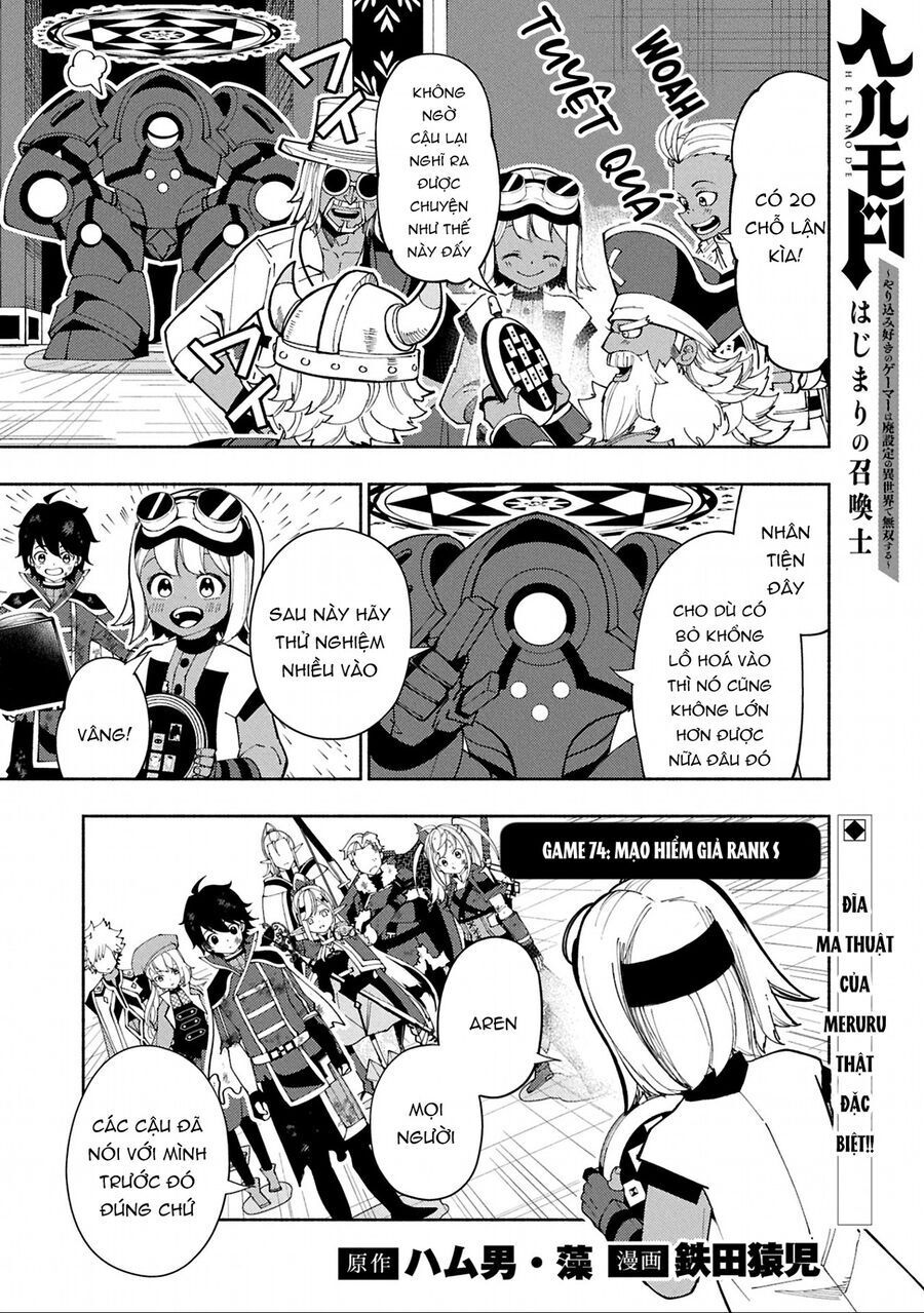 Hell Mode: Yarikomi Suki No Gamer Wa Hai Settei No Isekai De Musou Suru Chapter 74.1 - Trang 2