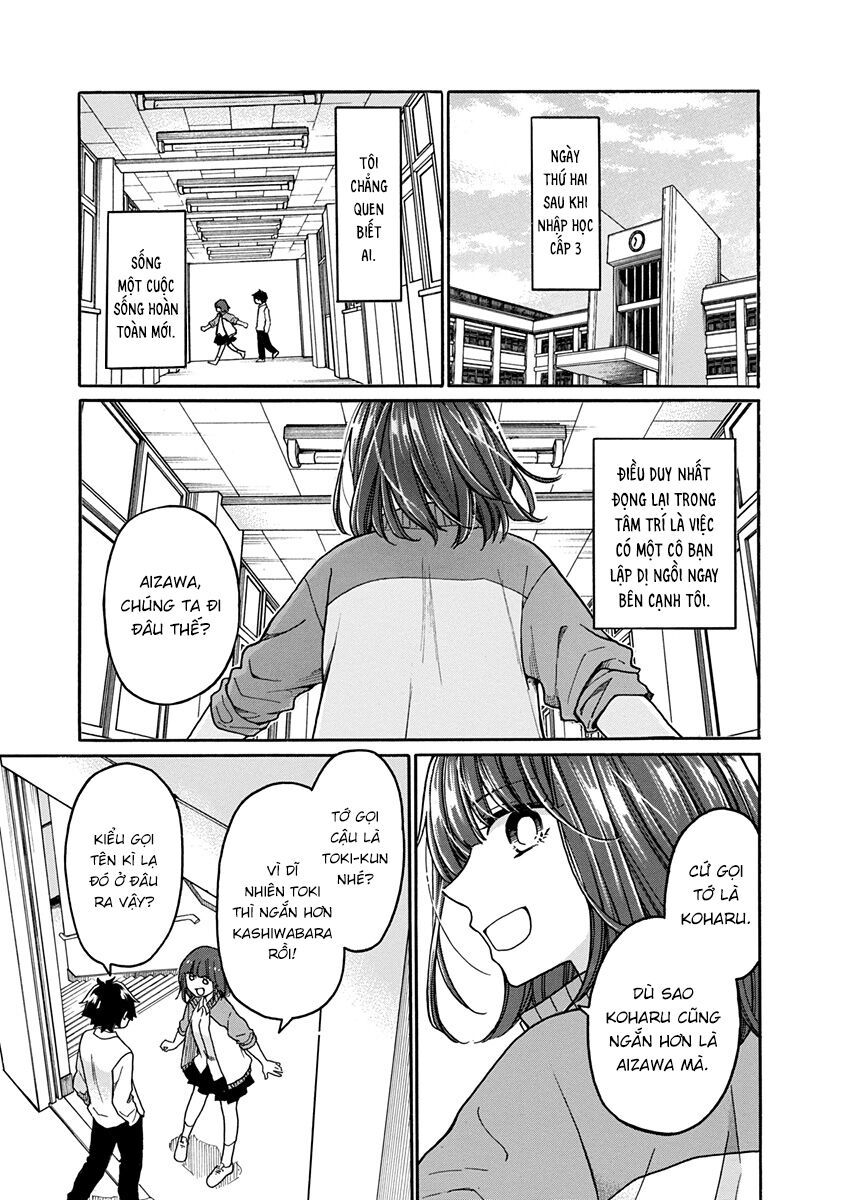 Aizawa Koharu Wa Shi Ni Isogu Chapter 1 - Trang 2