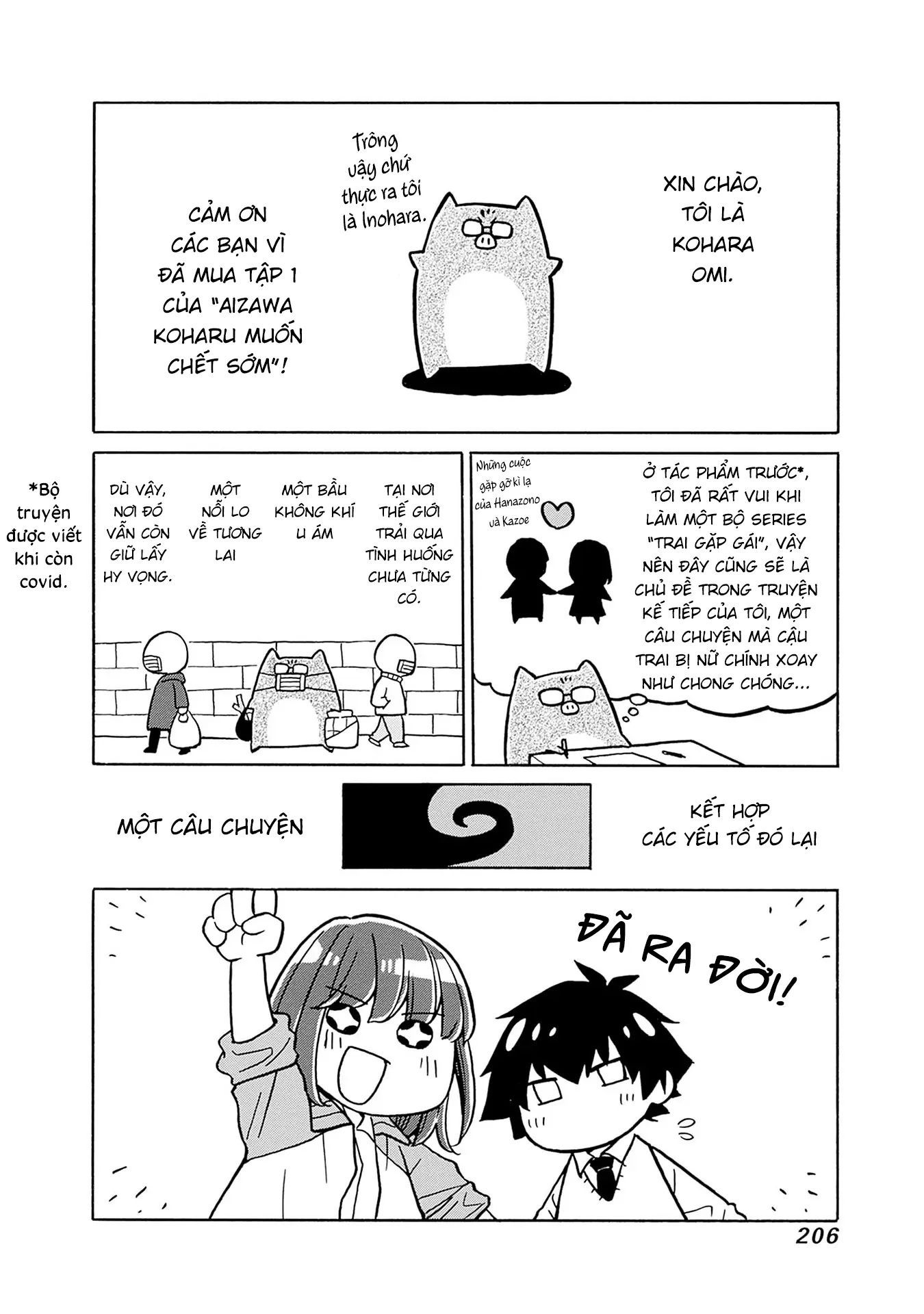 Aizawa Koharu Wa Shi Ni Isogu Chapter 6 - Trang 2