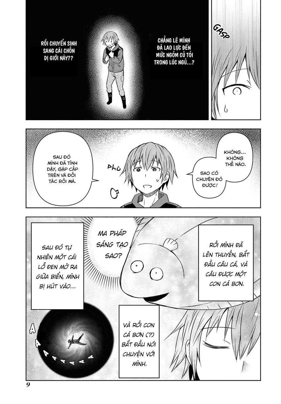 Dungeon Tou De Yadoya Wo Yarou! Souzou Mahou Wo Moratta Ore No Hosoude Hanjouki Chapter 1 - Trang 2