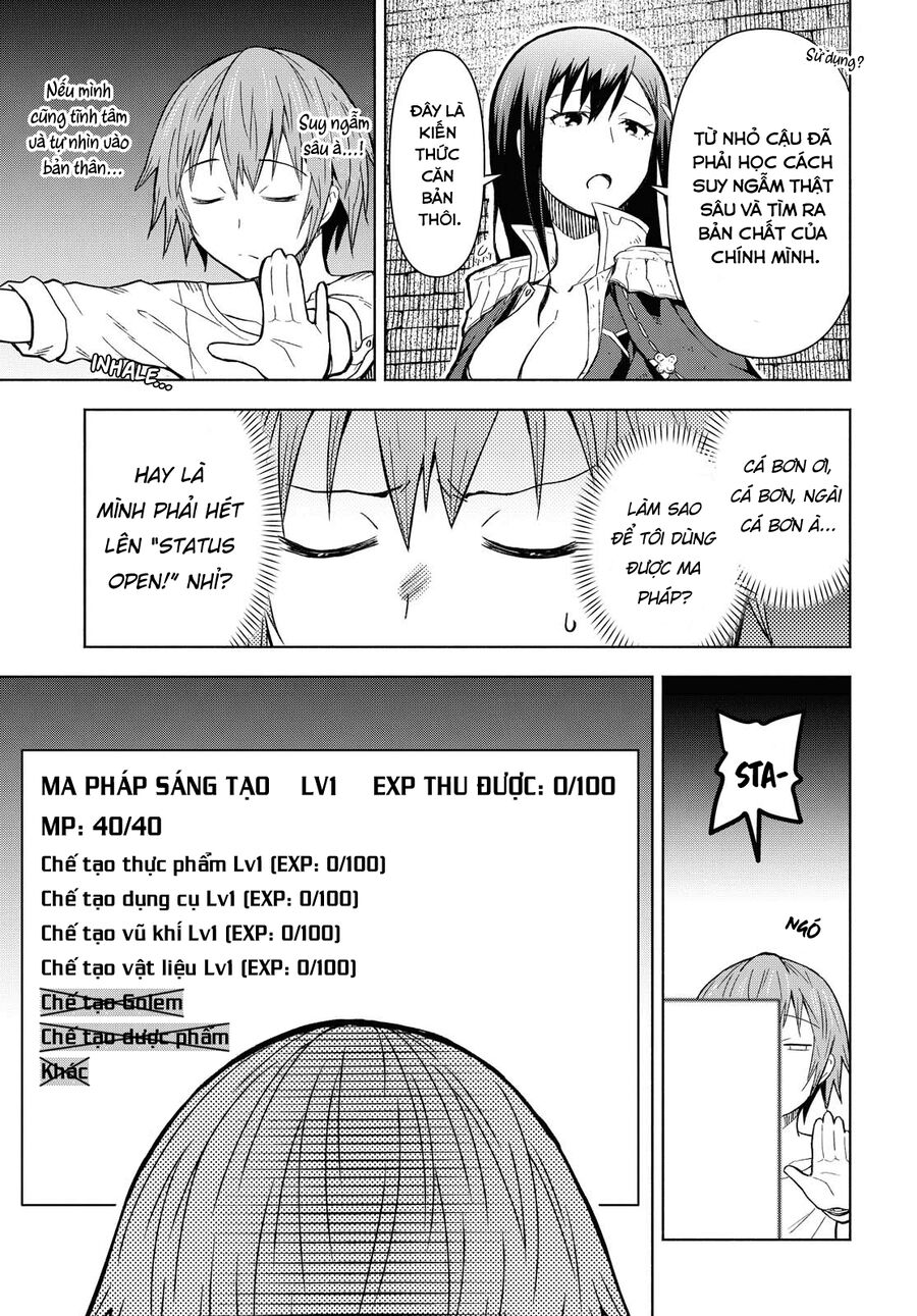 Dungeon Tou De Yadoya Wo Yarou! Souzou Mahou Wo Moratta Ore No Hosoude Hanjouki Chapter 2 - Trang 2