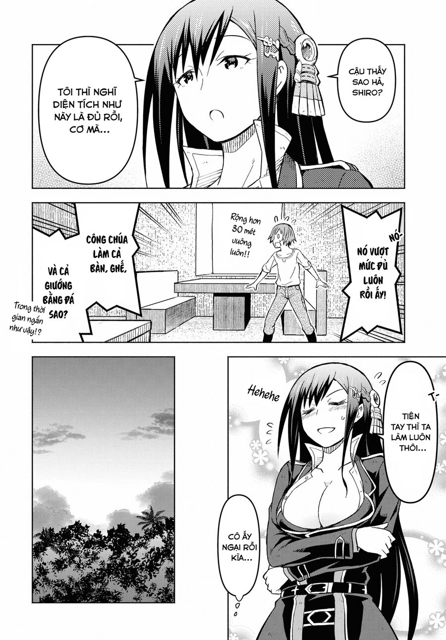 Dungeon Tou De Yadoya Wo Yarou! Souzou Mahou Wo Moratta Ore No Hosoude Hanjouki Chapter 4 - Trang 2
