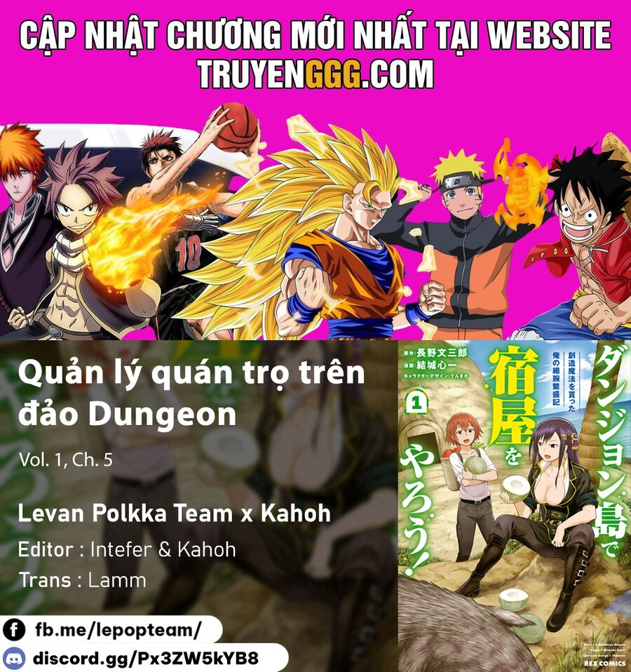 Dungeon Tou De Yadoya Wo Yarou! Souzou Mahou Wo Moratta Ore No Hosoude Hanjouki Chapter 5 - Trang 2