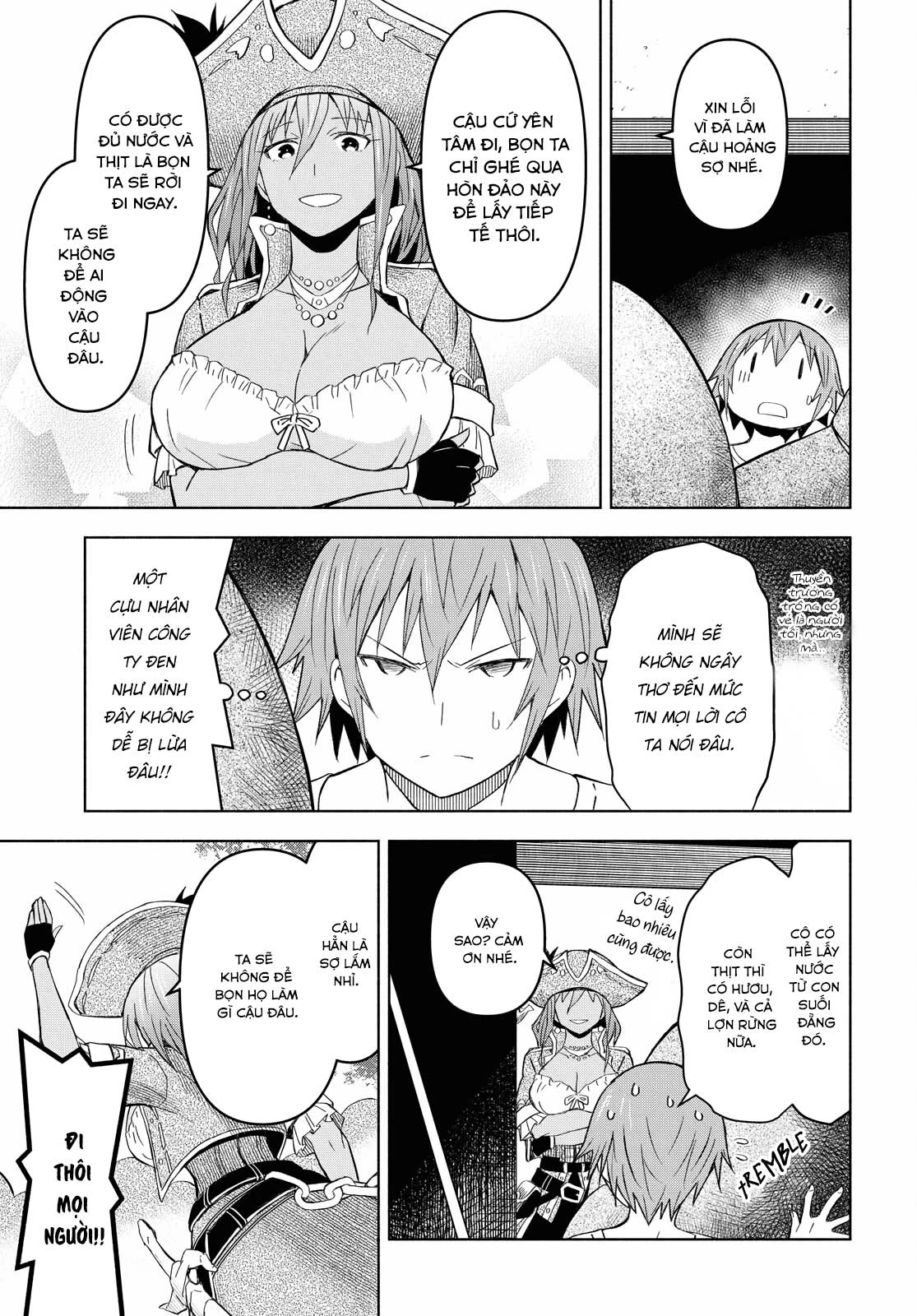 Dungeon Tou De Yadoya Wo Yarou! Souzou Mahou Wo Moratta Ore No Hosoude Hanjouki Chapter 7 - Trang 2