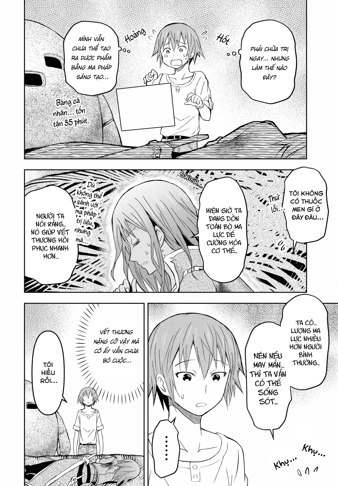 Dungeon Tou De Yadoya Wo Yarou! Souzou Mahou Wo Moratta Ore No Hosoude Hanjouki Chapter 8 - Trang 2
