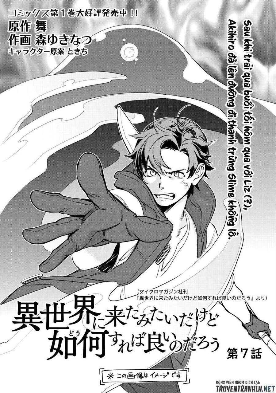 Isekai Ni Kita Mitai Dakedo Ikaga Sureba Yoi No Darou Chapter 7 - Trang 2