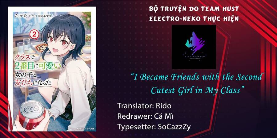 I Became Friends With The Second Cutest Girl In My Class Chapter 2 - Trang 2